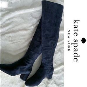 Kate Spade Over the Knee Suede Boots Size 7